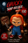 Chucky Child's Play Bath & Body Foaming Soap Holder